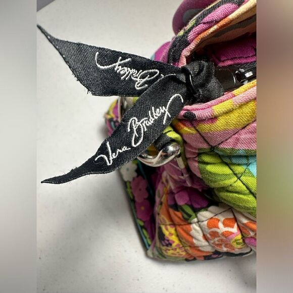 RETIRED 2012 VINTAGE Vera Bradley VaVa Voom Handbag Shoulder Bag Floral Quilted - Picture 4 of 16